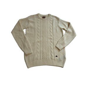 Robe di Kappa Cable Knit Sweater in Ivory